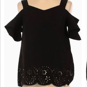 Francescas low sleeve shirt with geometric pattern